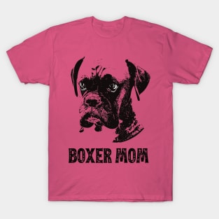 Boxer Dog Mom - Boxer Mom T-Shirt